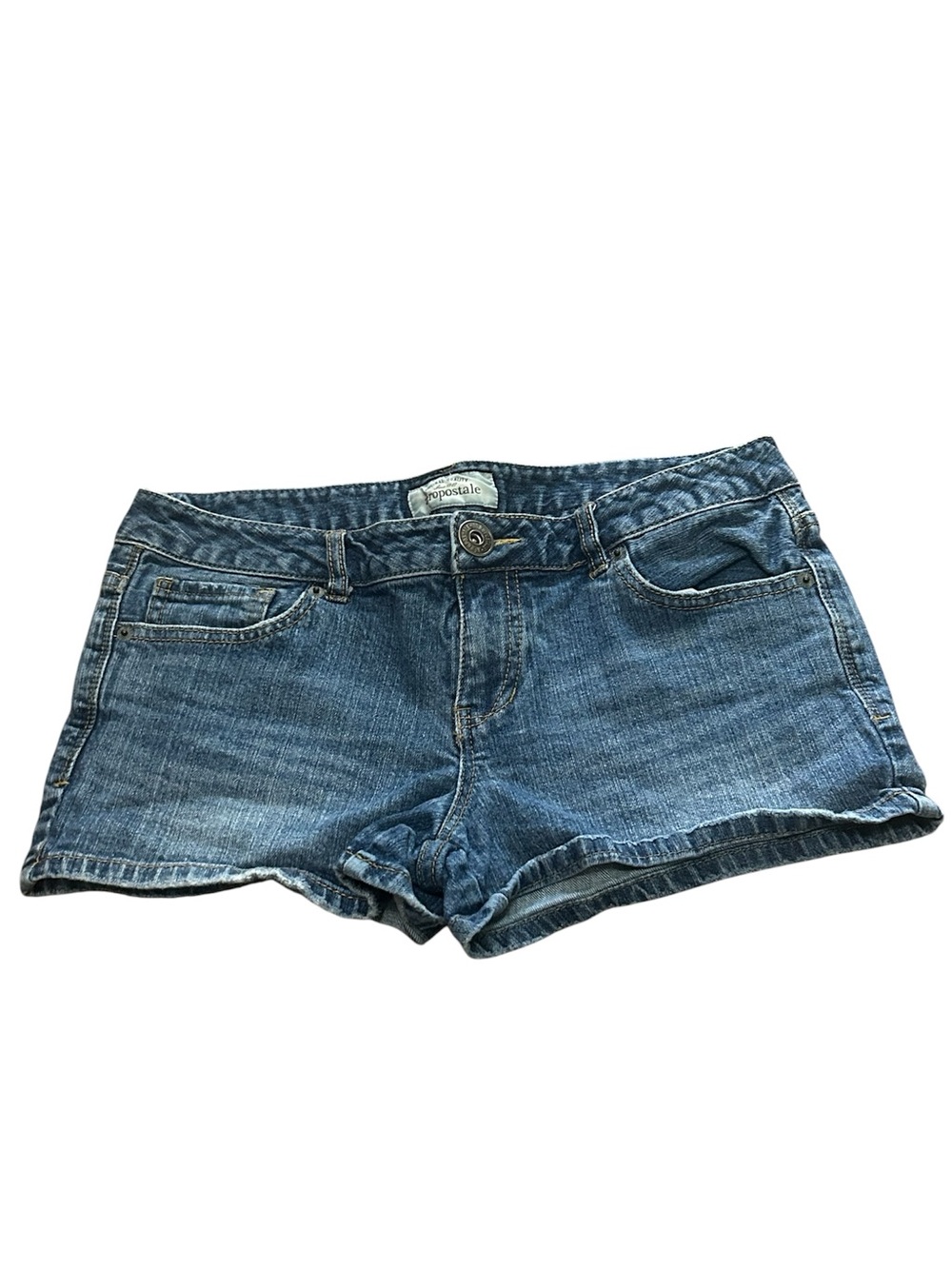Aeropostale Blue Denim Low-Rise Women’s Shorts